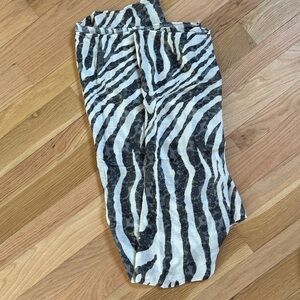 Express Zebra Print Infinity Scarf